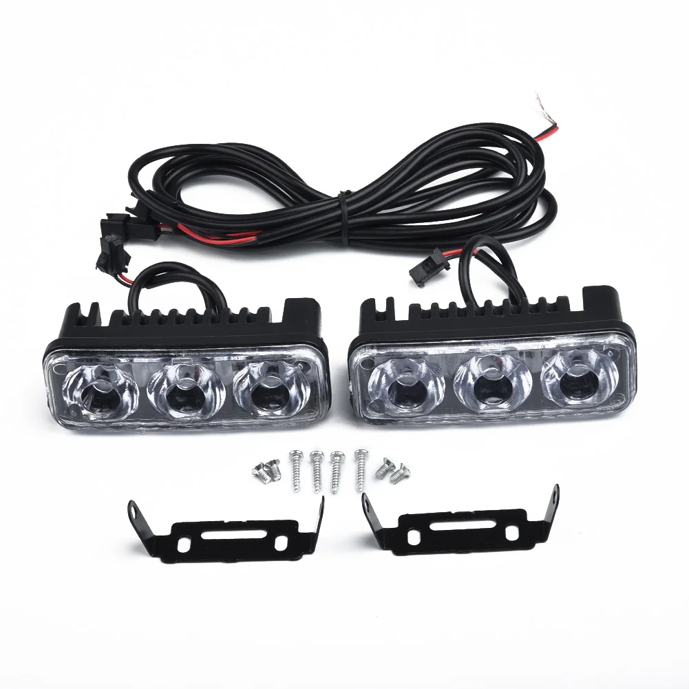2x 3LED Super Bright Car Light DRL Daytime Running Light Car Tail Bulb Brake Lights Reverse Lamp Fog Lamp Signal Light Universal
2x 3LED Super Bright Car Light DRL Daytime Running Light Car Tail Bulb Brake Lights Reverse Lamp Fog Lamp Signal Light Universal