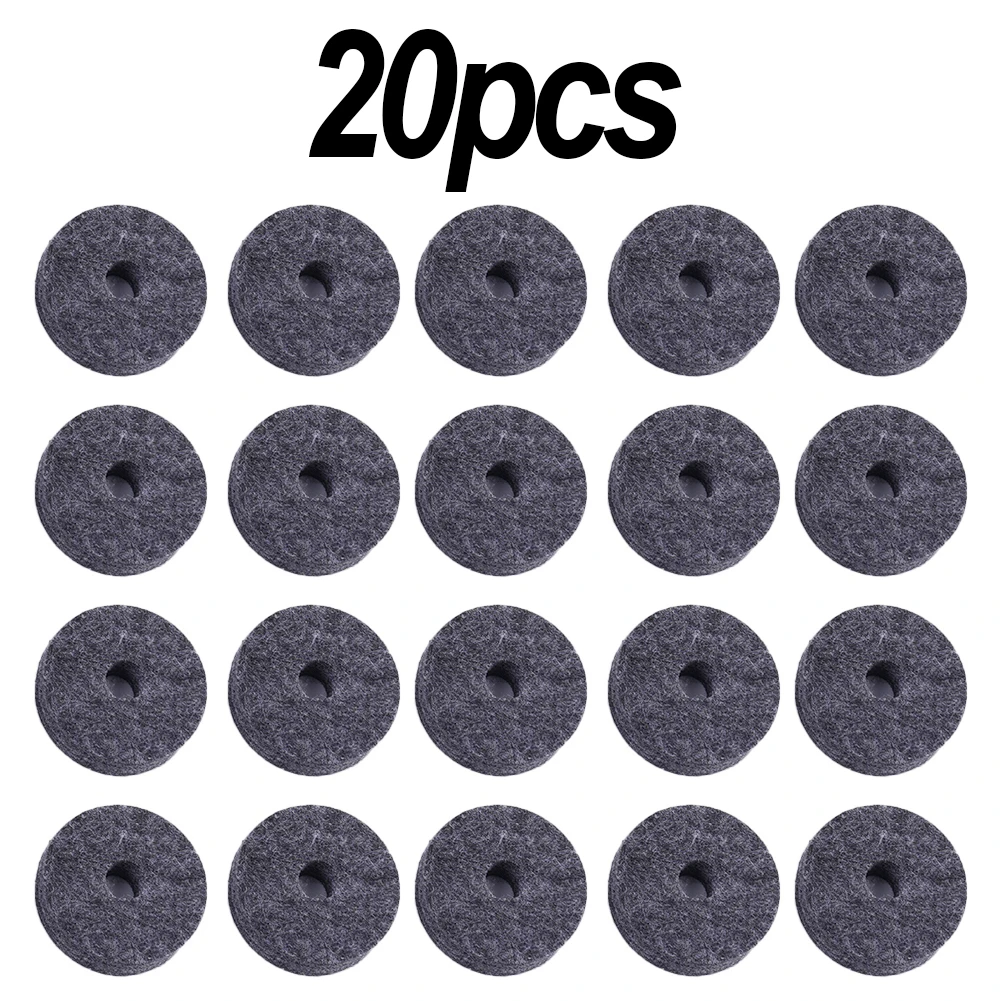 Durable High Quality Useful Brand New Best Cymbal Felt Washer 20pcs Crash Cymbals Clutch Drum Felts Gray/black
Durable High Quality Useful Brand New Best Cymbal Felt Washer 20pcs Crash Cymbals Clutch Drum Felts Gray/black