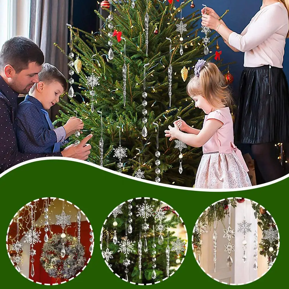 10pcs/set Christmas Decoration Simulation Ice Xmas Winter Icicle Artificial Clear Fake Hanging Decor Tree Home Navidad Part A1B3
10pcs/set Christmas Decoration Simulation Ice Xmas Winter Icicle Artificial Clear Fake Hanging Decor Tree Home Navidad Part A1B3