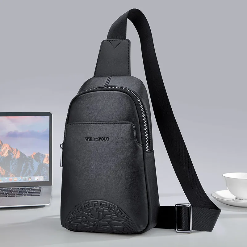 WILLIAMPOLO Counter luxury high-end men's commuter crossbody bag chest bag pl223176
WILLIAMPOLO Counter luxury high-end men's commuter crossbody bag chest bag pl223176