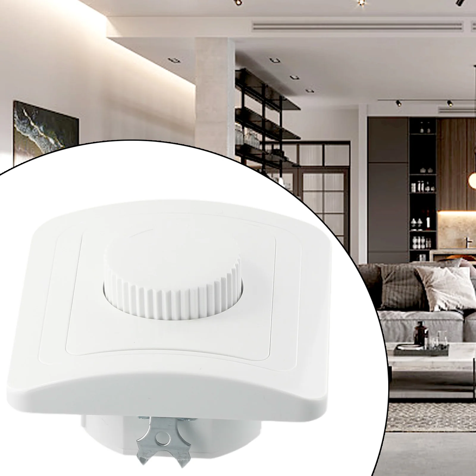 1PCS LED Rotary Dimmer Switch ABS Material White Compatible For Flush-Mounted Dimmable Lamps 81 X 81 Mm European Standard
1PCS LED Rotary Dimmer Switch ABS Material White Compatible For Flush-Mounted Dimmable Lamps 81 X 81 Mm European Standard