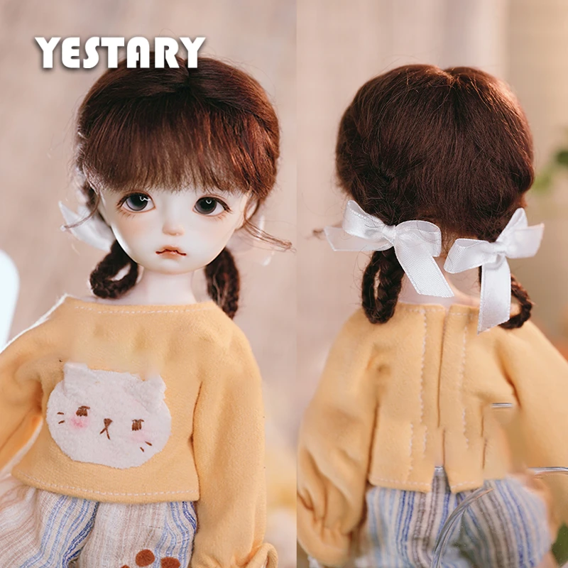 YESTARY 1/6 BJD кукла мохеровые аксессуары для игрушек ручной работы милый галстук-бабочка двойной хвост парики для шарнирных девушек подарки
YESTARY 1/6 BJD кукла мохеровые аксессуары для игрушек ручной работы милый галстук-бабочка двойной хвост парики для шарнирных девушек подарки