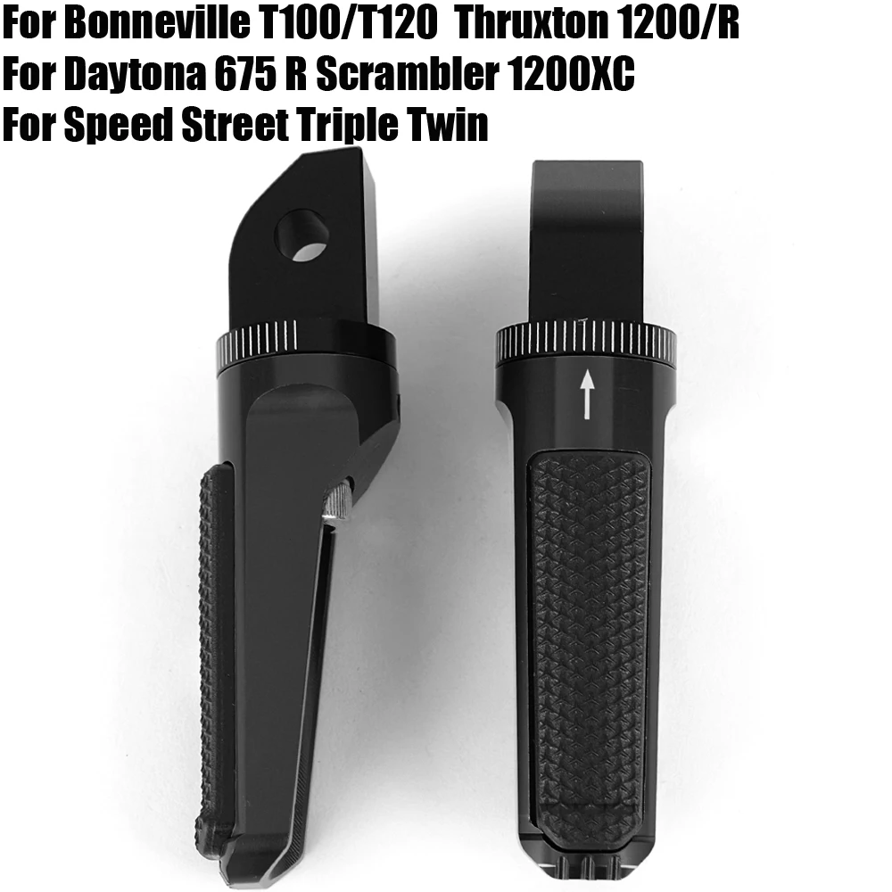 Подножка для пассажира заднего вида, Подножка для триумфа Bonneville T100 T120 Daytona 675 thruкстон 1200 Scrambler 1200XC Speed Street Triple
Подножка для пассажира заднего вида, Подножка для триумфа Bonneville T100 T120 Daytona 675 thruкстон 1200 Scrambler 1200XC Speed Street Triple