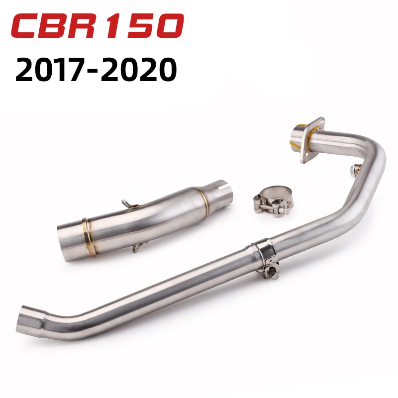 

For Honda CBR150 CBR150R CB150R CB 150 R CBR 150 Motorcycle Exhaust System Escape Modified Front Middle Link Pipe Connection