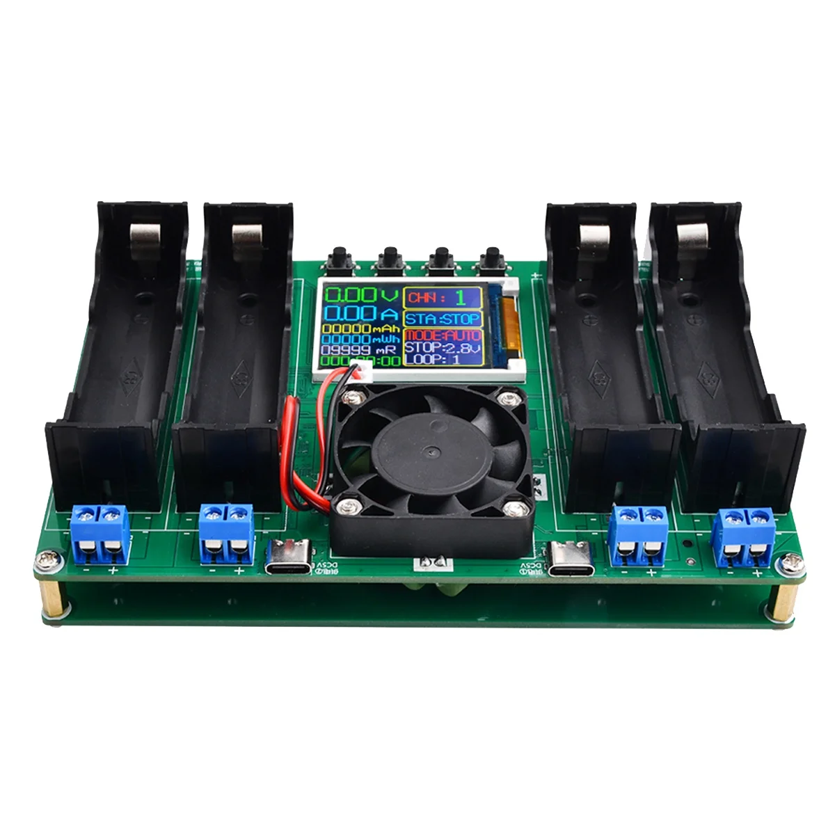 18650 Lithium Battery Capacity Tester Automatic Internal Resistance Tester MAh Digital Battery Power Detector Module
18650 Lithium Battery Capacity Tester Automatic Internal Resistance Tester MAh Digital Battery Power Detector Module