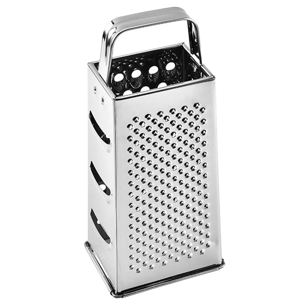 Potato Peelers Box Grater Stainless Steel 4-Sided Cheese Graters Handle Vegetables Ginger Lemon Garlic Slicer Kitchen
Potato Peelers Box Grater Stainless Steel 4-Sided Cheese Graters Handle Vegetables Ginger Lemon Garlic Slicer Kitchen