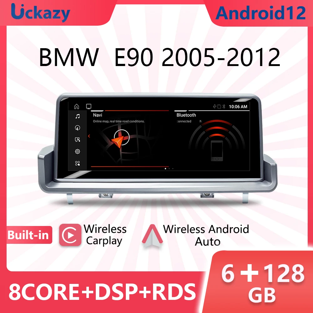 Автомобильный мультимедийный плеер Uckazy, 8 ядер, Android 12, для BMW E90, E91, E92, E93 2005-2012, GPS-навигация, аудио, 4G, Wi-Fi, Carplay, стерео
Автомобильный мультимедийный плеер Uckazy, 8 ядер, Android 12, для BMW E90, E91, E92, E93 2005-2012, GPS-навигация, аудио, 4G, Wi-Fi, Carplay, стерео