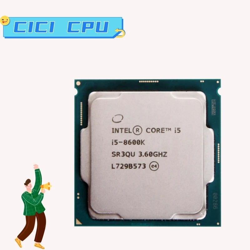 

Used Core i5 8600K 3.6GHz Six-Core Six-Thread CPU Processor 9M 95W LGA 1151 H310 PC Motherboard