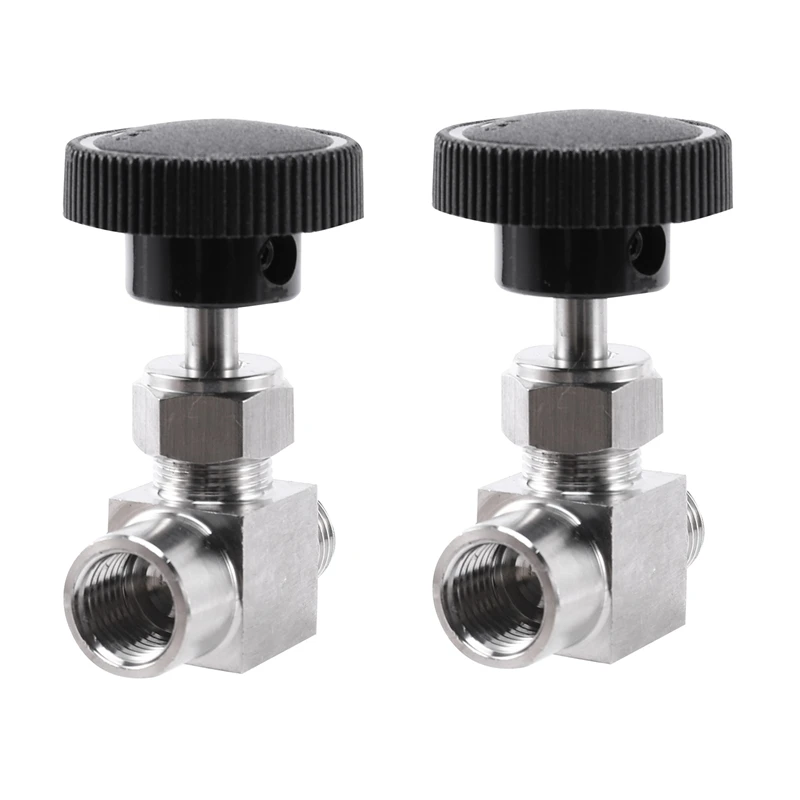 2X Needle Valve Adjustable 1/4 Inch Male To Female Thread Stainless Steel 304 Flow Control Shut Off Crane Needle Valve
2X Needle Valve Adjustable 1/4 Inch Male To Female Thread Stainless Steel 304 Flow Control Shut Off Crane Needle Valve
