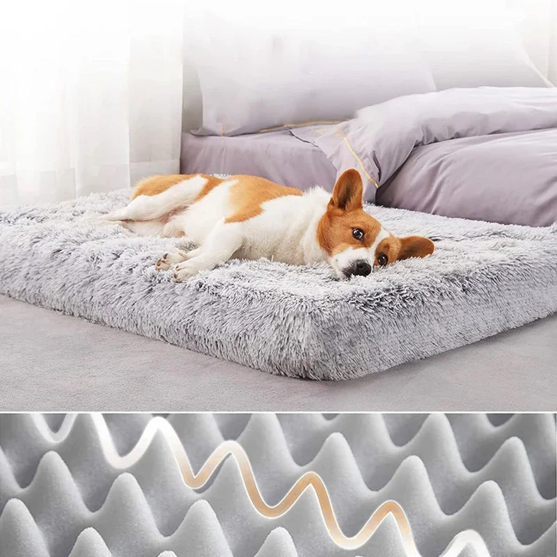 3D Wave Cotton Foam Mat Pet Dog Bed with Zipper Long Plush Sleeping Mat Washable Cover Wave Foam Mat Pet Bed for Cats Dog Sofa
3D Wave Cotton Foam Mat Pet Dog Bed with Zipper Long Plush Sleeping Mat Washable Cover Wave Foam Mat Pet Bed for Cats Dog Sofa