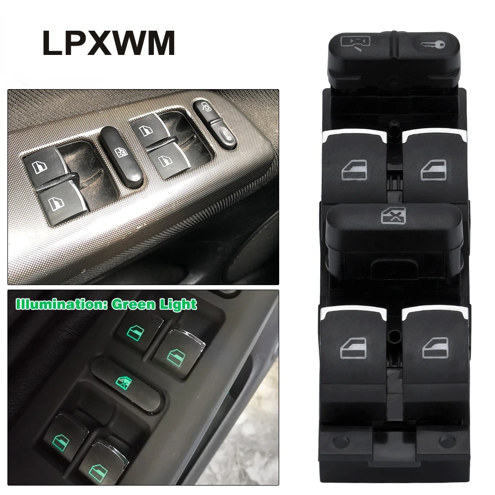 Master Power Window Control Switch Button For VW 99-04 GTI Golf 4 Jetta MK4 BORA BEETLE Passat B5 B5.5 3BD 959 857 Accessories
Master Power Window Control Switch Button For VW 99-04 GTI Golf 4 Jetta MK4 BORA BEETLE Passat B5 B5.5 3BD 959 857 Accessories