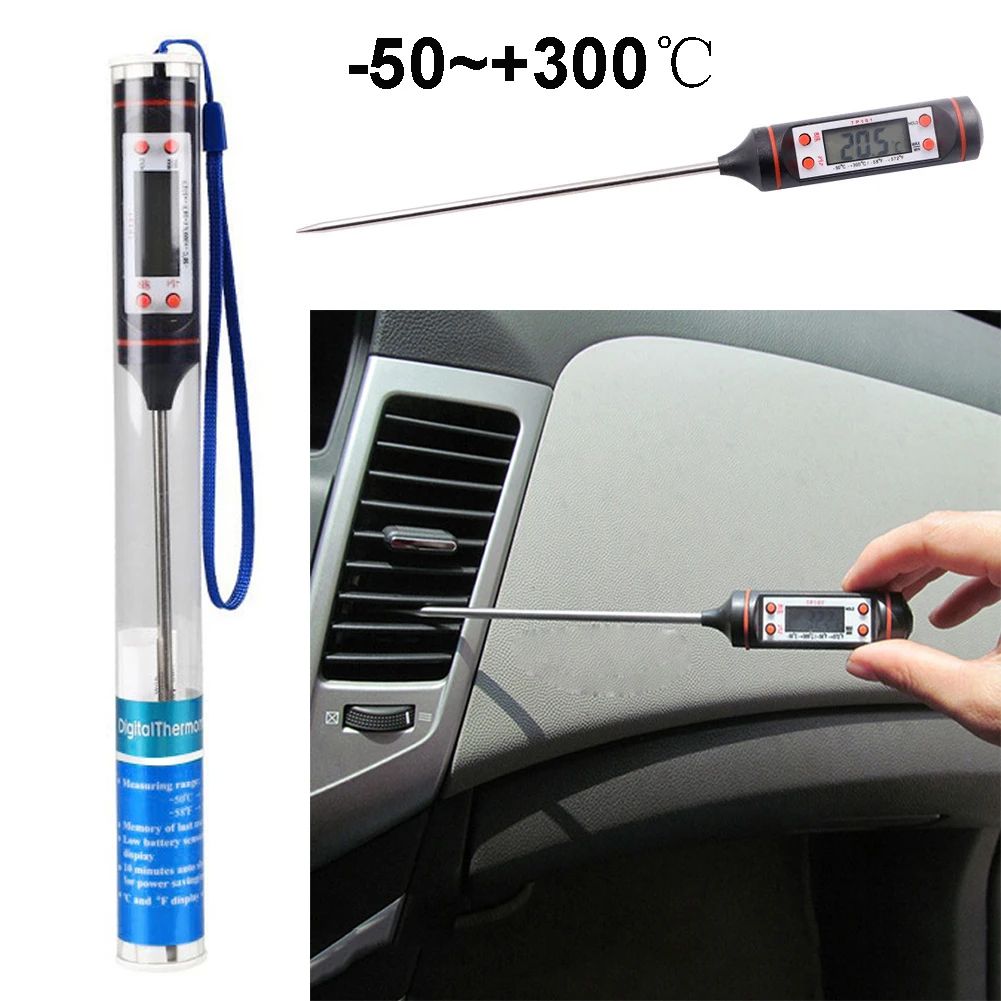 Auto Air Conditioning Digital Temperature Display With Long Probe Car Air Conditioning Outlet LCD Digital Thermometer Gauge Tool
Auto Air Conditioning Digital Temperature Display With Long Probe Car Air Conditioning Outlet LCD Digital Thermometer Gauge Tool