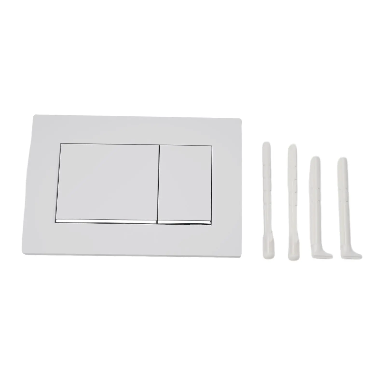 Plastic Toilet Dual Flush Plate Black/Matt White/Matt Chrome Silver Tank Panel Bathroom Sanitary Ware Suite Wall Mounted
Plastic Toilet Dual Flush Plate Black/Matt White/Matt Chrome Silver Tank Panel Bathroom Sanitary Ware Suite Wall Mounted