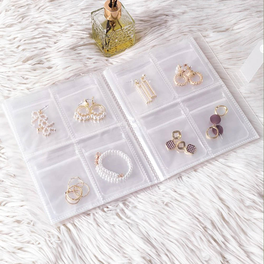 Earrings Storage Book Transparent PVC Material Easy Viewing and Protection Ideal for Traveling and Shopping
Earrings Storage Book Transparent PVC Material Easy Viewing and Protection Ideal for Traveling and Shopping