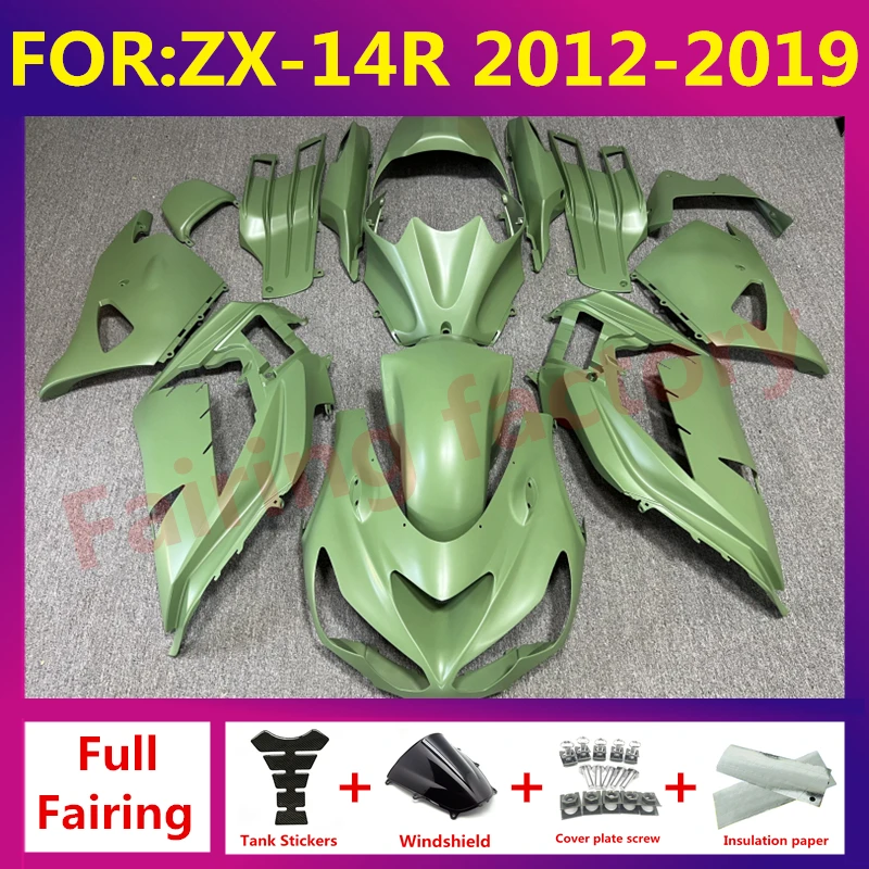 Motorcycle Full Fairing Kit For kawasaki ZX14R ZX 14R 2012 2013 2014 2015 - 2019 ZX-14R Bodywork fairings kits zxmt set green
Motorcycle Full Fairing Kit For kawasaki ZX14R ZX 14R 2012 2013 2014 2015 - 2019 ZX-14R Bodywork fairings kits zxmt set green
