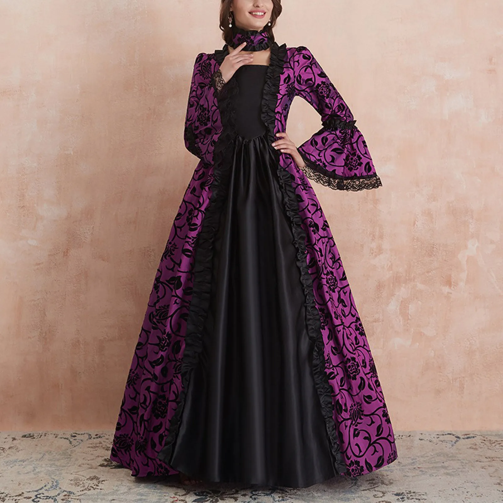 Medieval Renaissance Ball Dress For Women Lace Princess Dresses Champagne Masquerade Costume Queen Ball Gowns Luxury Costume
Medieval Renaissance Ball Dress For Women Lace Princess Dresses Champagne Masquerade Costume Queen Ball Gowns Luxury Costume