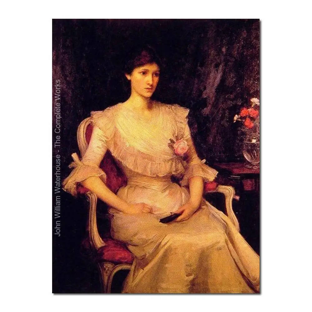 

Miss Margaret Henderson by John William Waterhouse paintings For sale Home Decor Hand painted High quality