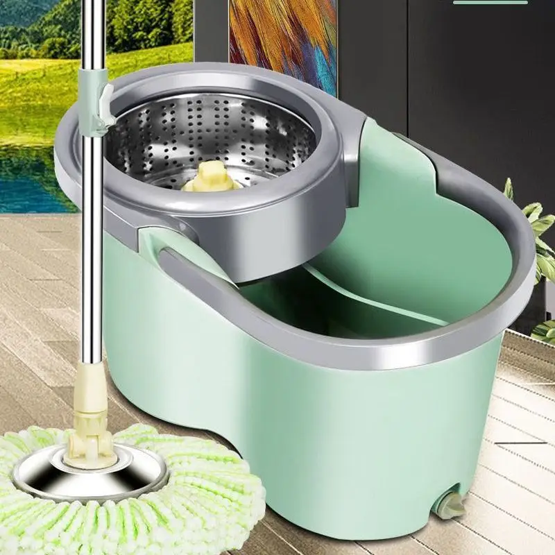 Thickened Double Drive Mop Bucket Rotating Stainless Steel Spin-Dry Mop Household Mop Hand Wash-Free Wet and Dry Dual-Use
Thickened Double Drive Mop Bucket Rotating Stainless Steel Spin-Dry Mop Household Mop Hand Wash-Free Wet and Dry Dual-Use