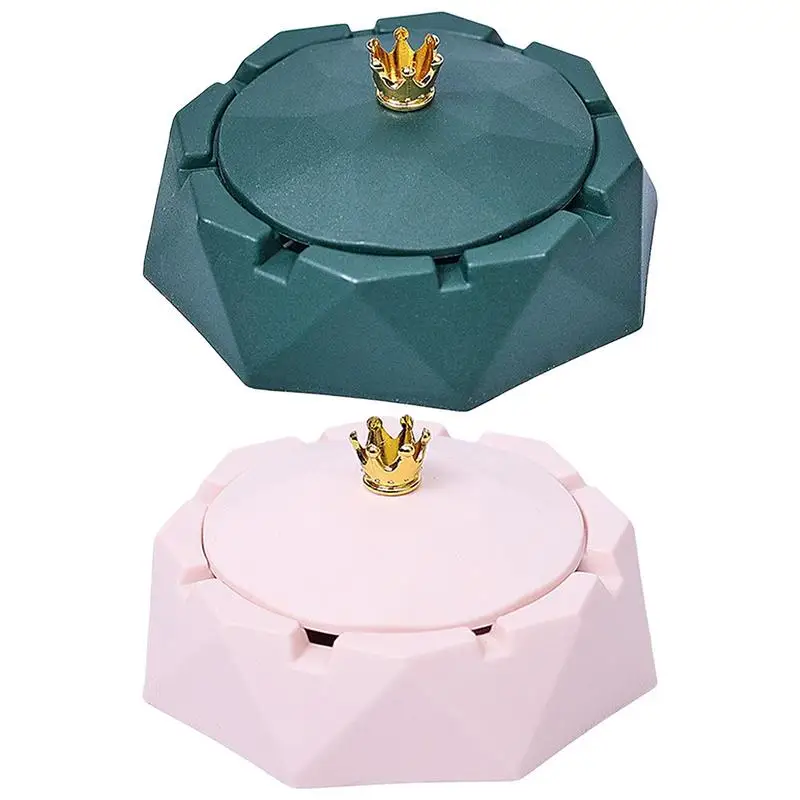 Practical Ash Windproof Container Style Stainless Steel Liner Crown Top Ashtray Ornament With Lid Ash Try For Home Desktop Decor
Practical Ash Windproof Container Style Stainless Steel Liner Crown Top Ashtray Ornament With Lid Ash Try For Home Desktop Decor