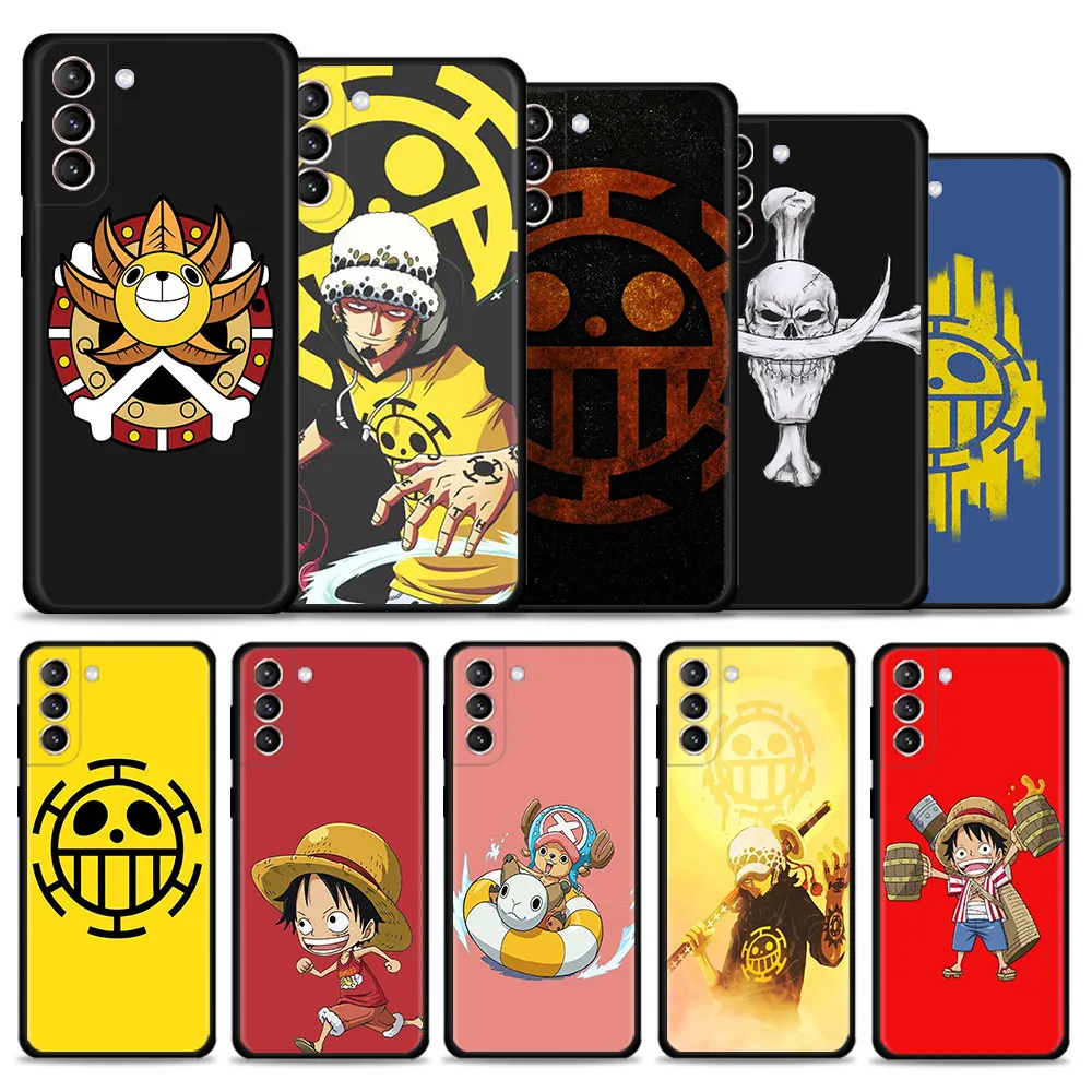 Чехол для телефона Samsung Galaxy S20 S21 FE Ultra S10 S9 S8 Plus Lite S10e Capa One Piece Trafalgar Law Pirates |
