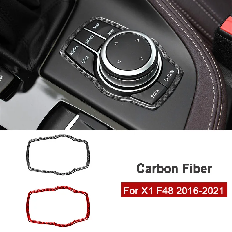 for BMW F48 X1 2016-2021 Car Multimedia Button Knob Frame Decoration Sticker Decals Carbon Fiber Auto Interior Accessories
for BMW F48 X1 2016-2021 Car Multimedia Button Knob Frame Decoration Sticker Decals Carbon Fiber Auto Interior Accessories