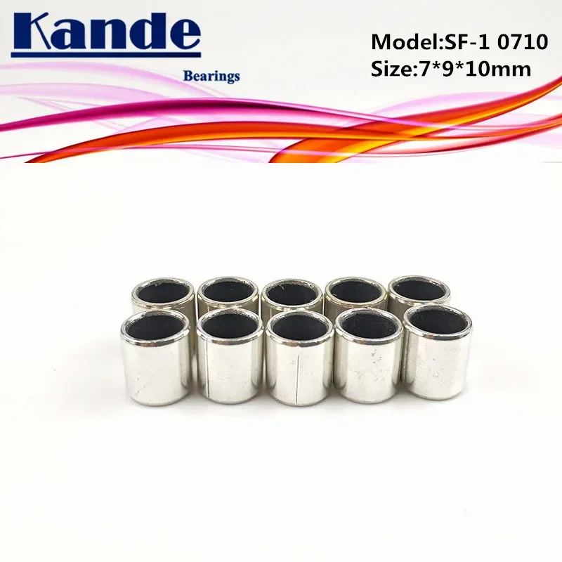 SF-1 0710 Self Lubricating Composite Sleeve Size 7*9*10 mm SF1 0710 Kande Bearings
SF-1 0710 Self Lubricating Composite Sleeve Size 7*9*10 mm SF1 0710 Kande Bearings
