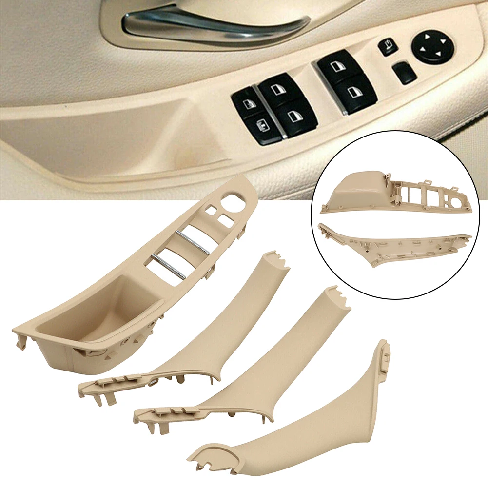Armrest Interior Door Handle Panel Beige Black For BMW 5 F10 2010-2016 LHD Glass Switch Panel Pull Trim Cover Auto Styling
Armrest Interior Door Handle Panel Beige Black For BMW 5 F10 2010-2016 LHD Glass Switch Panel Pull Trim Cover Auto Styling