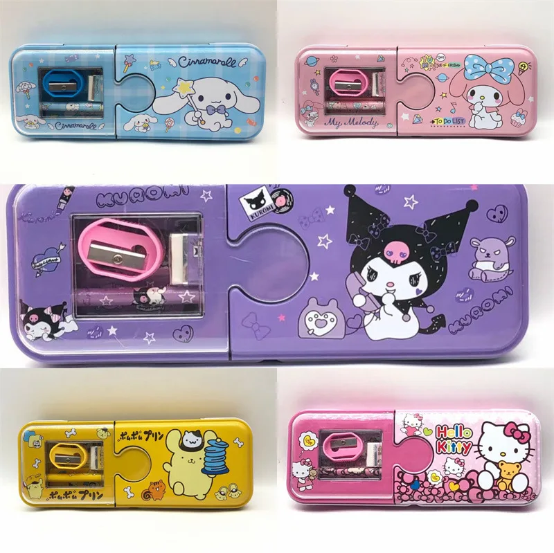 Kawaii Sanrio Cartoon Stationery Box Set Cute Metal Student Pencil Case Children's Learning Stationery Gift Case Kids Prizes
Kawaii Sanrio Cartoon Stationery Box Set Cute Metal Student Pencil Case Children's Learning Stationery Gift Case Kids Prizes