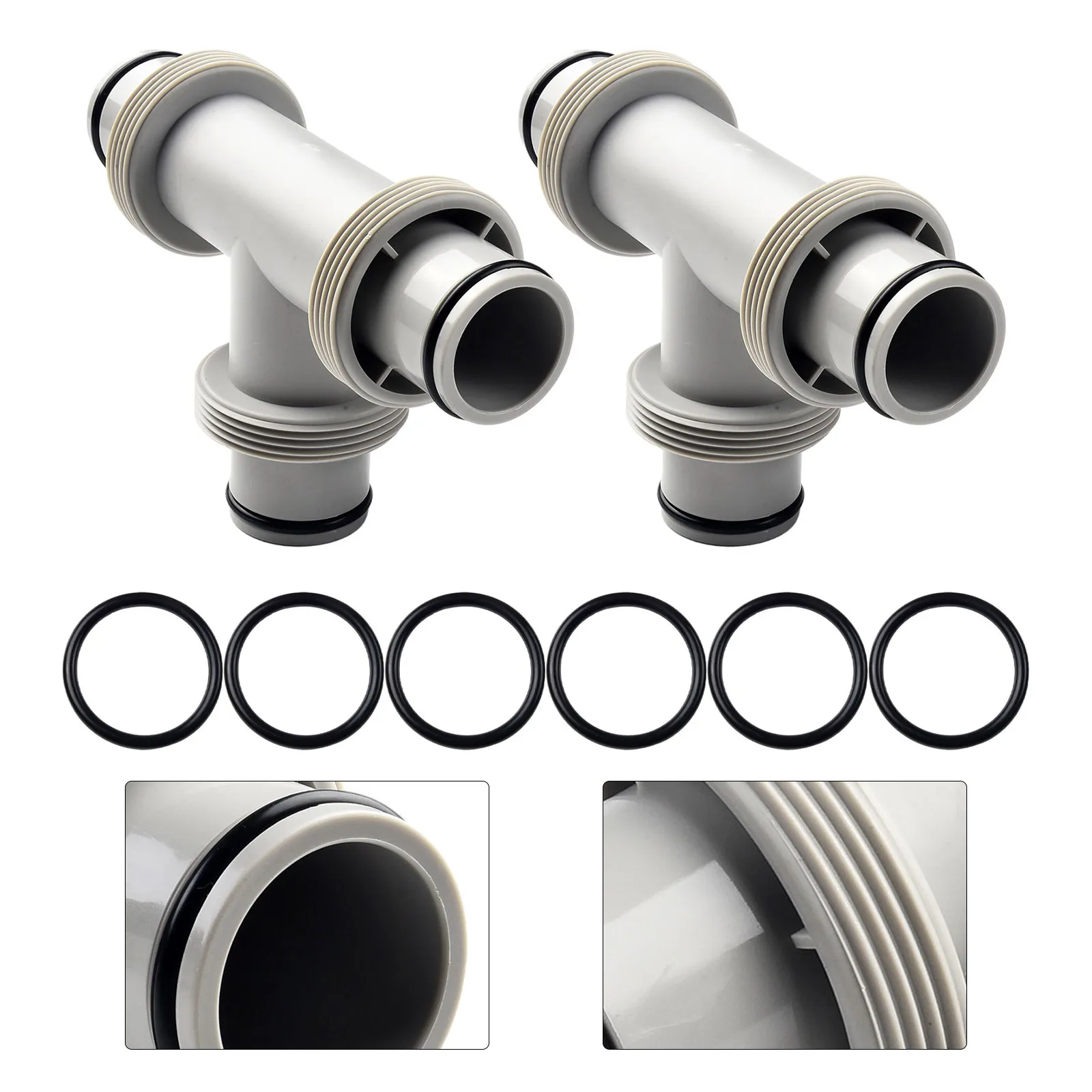 High Quality 2pcs Hose Adapter Pool Supplies 1.5in Tee For Intex 1.5in Hose Extension Adapter Prevent Sun Rain
High Quality 2pcs Hose Adapter Pool Supplies 1.5in Tee For Intex 1.5in Hose Extension Adapter Prevent Sun Rain