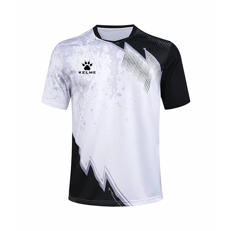 

KELME Men's Sports T-Shirt Quick Drying Sweatshirt New Summer Tennis Wear Badminton Clothes Gym Running Jumper Top For Men