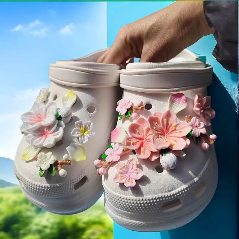 Hot Fashion shoe Charms for Creative Branches and Flowers Clogs Shoe Buckle Cute shoe Accessories Decoration for Girls Gift
Hot Fashion shoe Charms for Creative Branches and Flowers Clogs Shoe Buckle Cute shoe Accessories Decoration for Girls Gift