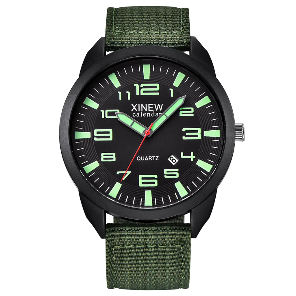 

New Outdoor Mens Date Stainless Steel Military Sports Analog Quartz Wrist Watch 2024 Casual Bracele Watch Wristwatch RelóGio
