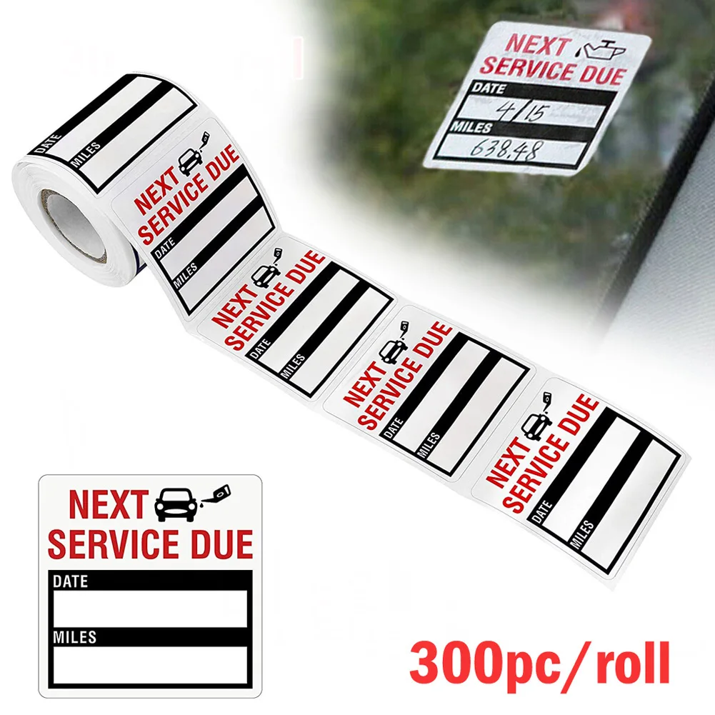 300pcs/roll Oil Change Maintenance Service Reminder Stickers Window Sticker Adhesive Labels Car Sticker "NEXT SERVICE DUE"
300pcs/roll Oil Change Maintenance Service Reminder Stickers Window Sticker Adhesive Labels Car Sticker "NEXT SERVICE DUE"