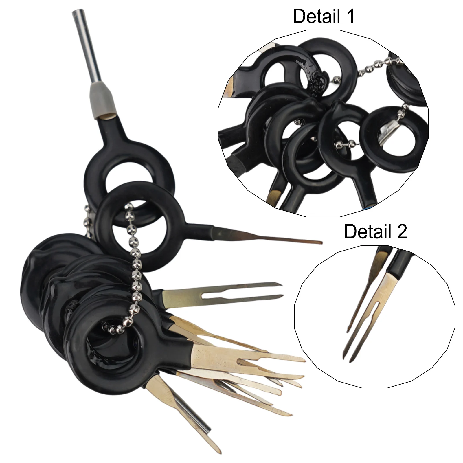 11pcs Car Terminal Removal Repair Tools Electrical Wiring Crimp Connector Pin Extractor Kit Keys Automotive Plug Pullers
11pcs Car Terminal Removal Repair Tools Electrical Wiring Crimp Connector Pin Extractor Kit Keys Automotive Plug Pullers