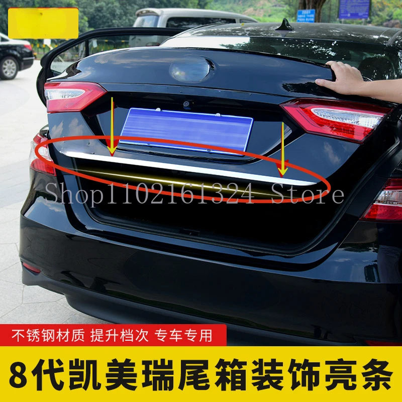 Автомобильные аксессуары для Toyota Camry 2018-2019 2020-2022 задняя дверь Нижняя крышка молдинговая отделка задняя дверь отделка Автомобильная наклейка
Автомобильные аксессуары для Toyota Camry 2018-2019 2020-2022 задняя дверь Нижняя крышка молдинговая отделка задняя дверь отделка Автомобильная наклейка