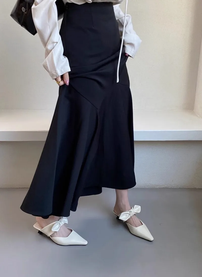 Sweet Butterfly-knot Low-heeled Slippers Women Elegant Pointed Toe Slingback Slide Sandals Comfort Concise Designer Office Shoes 41 S9a913b10ab8f4e9e98b38c738c01741et