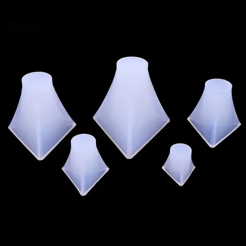 

5x Pyramid Molds for Resin for DIY Craft Making Silicone Clear Casting Molds