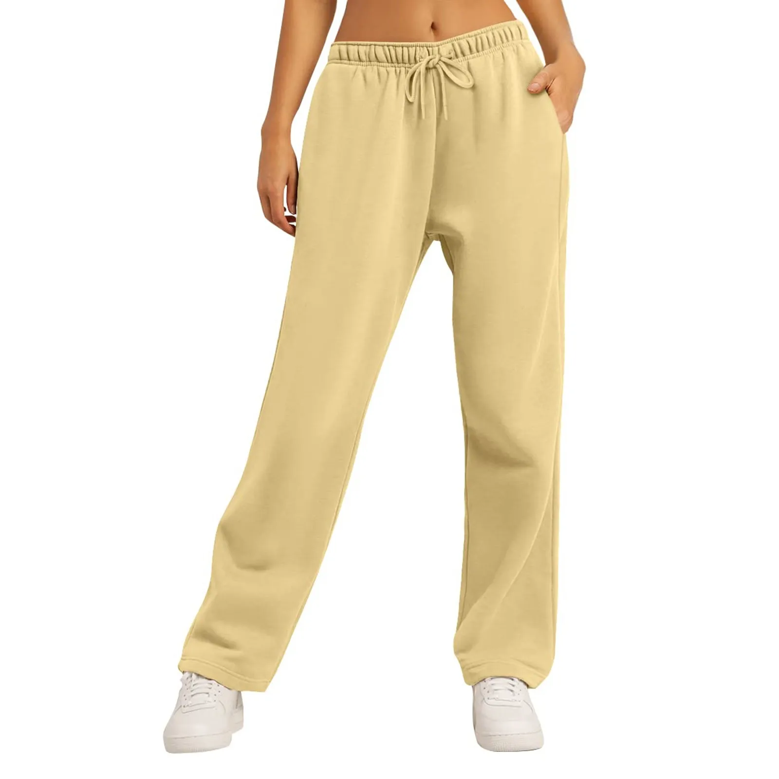 Women'S Winter Sweatpants Solid Color Casual Pants Women'S Fleece Sweatpants Wide Leg Straight Pants Casual Straight Trousers
Women'S Winter Sweatpants Solid Color Casual Pants Women'S Fleece Sweatpants Wide Leg Straight Pants Casual Straight Trousers