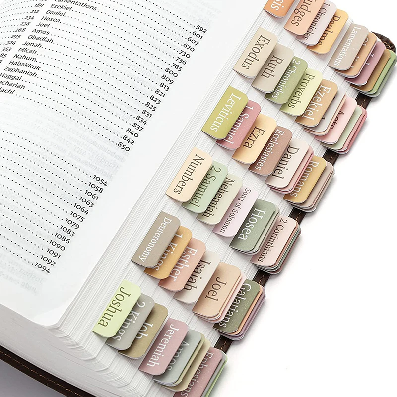 Bible Tabs,75 Tabs,Colorful,Laminated Bible Tabs For Women And Men, Bible Tabs For Study Bible,Bible Index Tabs
Bible Tabs,75 Tabs,Colorful,Laminated Bible Tabs For Women And Men, Bible Tabs For Study Bible,Bible Index Tabs