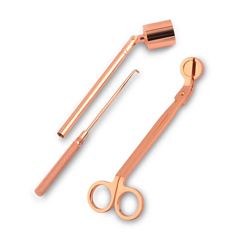3pcs Luxury Candle Accessory Set Candle Extinguisher Tool Candle Snuffer Trimmer Hook Tray Dipper Home Decor for Party Wedding
3pcs Luxury Candle Accessory Set Candle Extinguisher Tool Candle Snuffer Trimmer Hook Tray Dipper Home Decor for Party Wedding