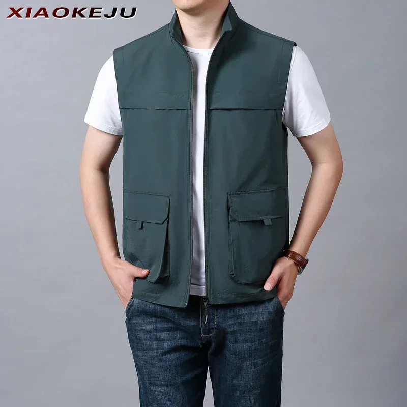 Куртка мужская легкая с подкладкой, жилет без рукавов, с вышивкой, уличная одежда для работы и альпинизма, большие размеры
Куртка мужская легкая с подкладкой, жилет без рукавов, с вышивкой, уличная одежда для работы и альпинизма, большие размеры