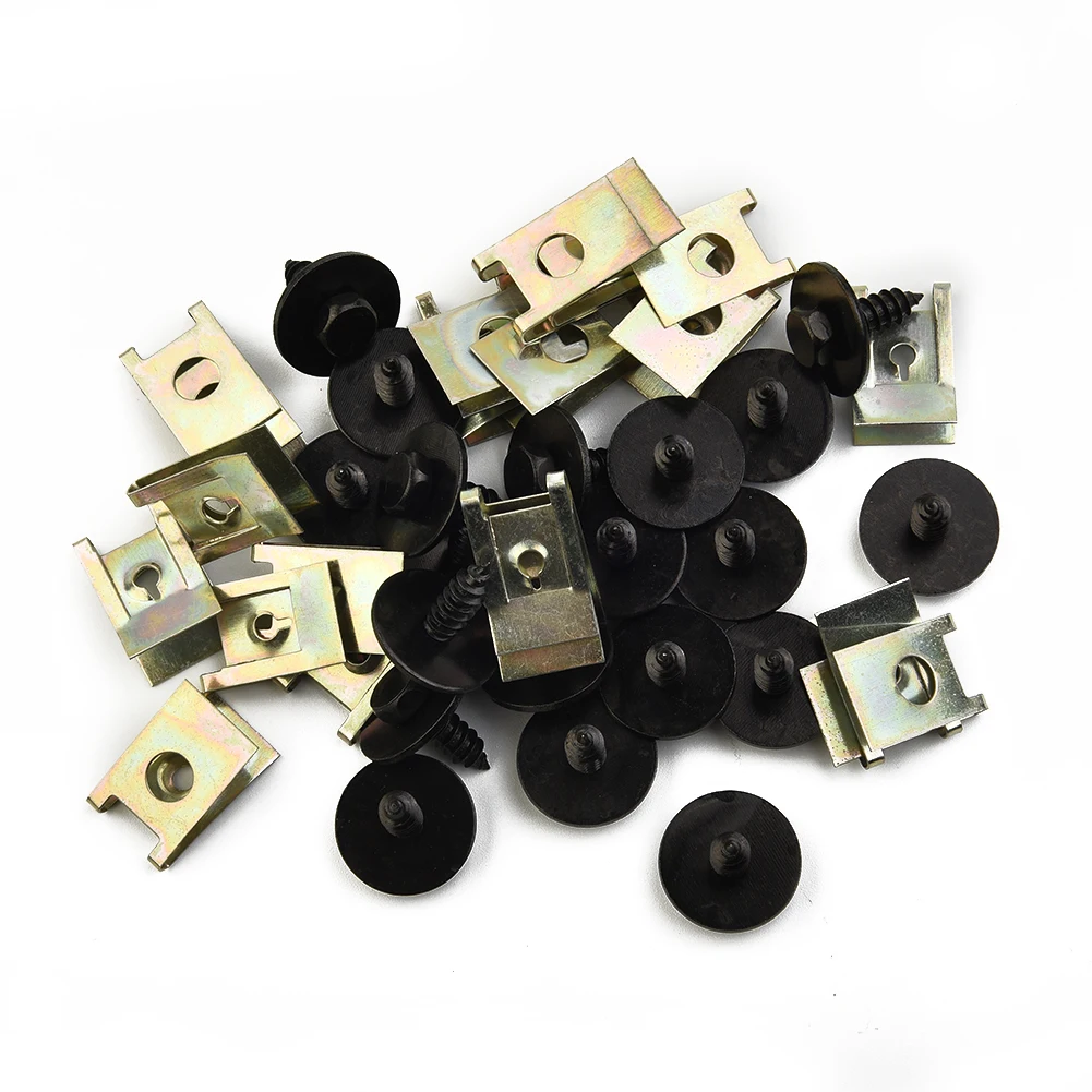 40x U Nut Hex Screw Speed Fastener Undertray Sheet Metal Clip Fixing For BMW Brand New Car Accessories High Quality And Durable
40x U Nut Hex Screw Speed Fastener Undertray Sheet Metal Clip Fixing For BMW Brand New Car Accessories High Quality And Durable