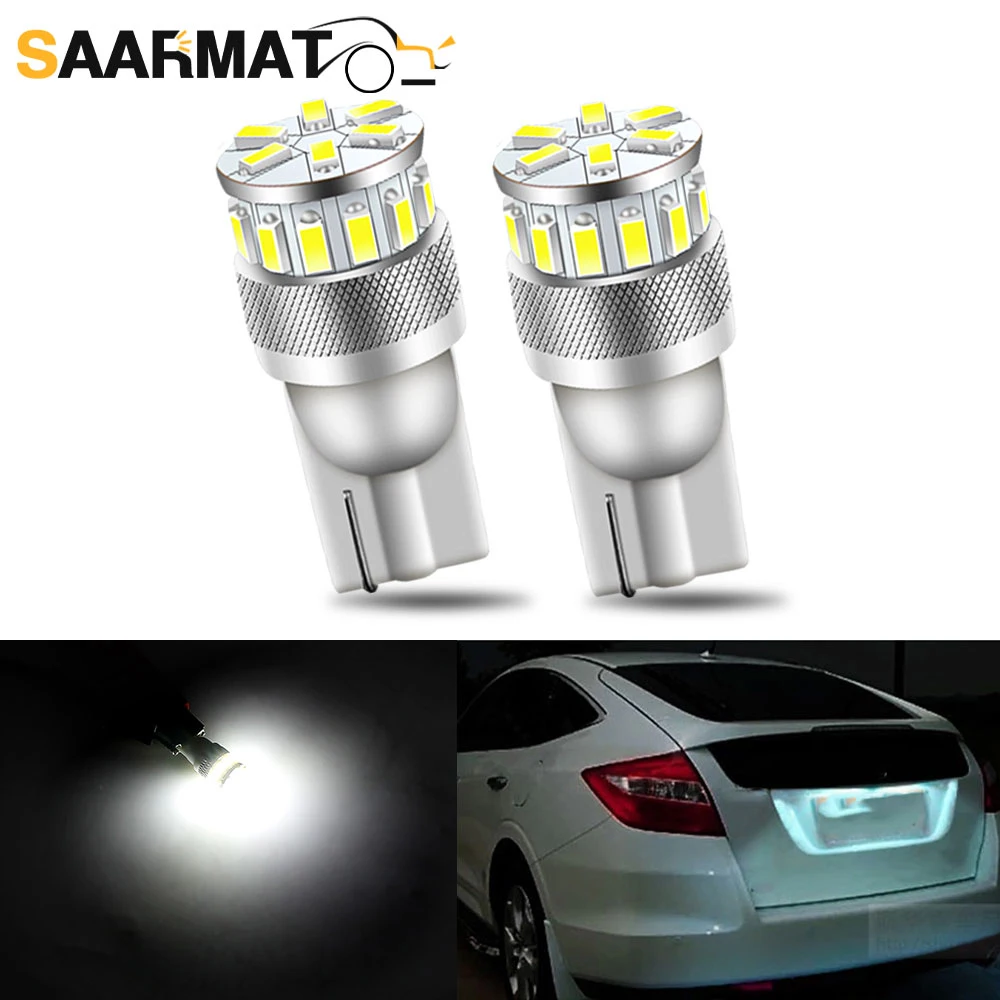 2Pcs LED Signal Light T10 W5W 194 168 Interior Wedge Side License Plate Parking Lamps for Honda Accord Odyssey Passport Insight
2Pcs LED Signal Light T10 W5W 194 168 Interior Wedge Side License Plate Parking Lamps for Honda Accord Odyssey Passport Insight