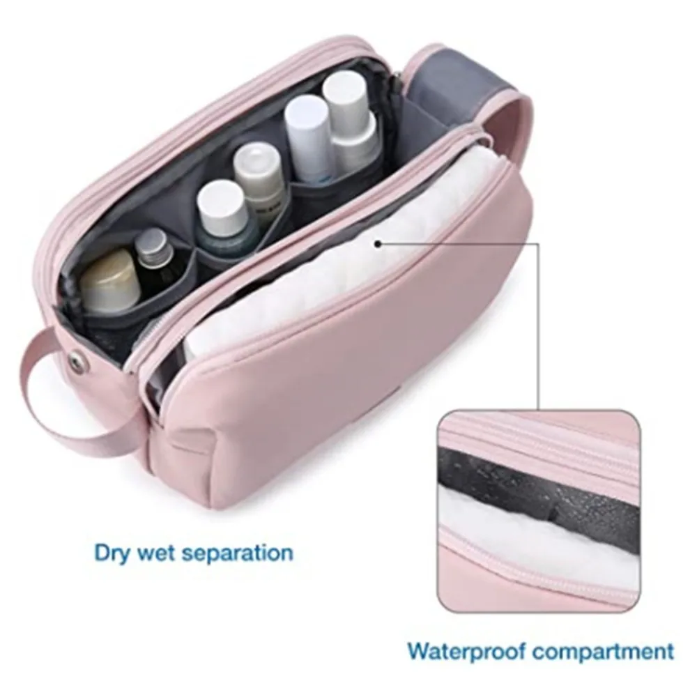 

Dry Wet Separation Travel Toiletry Bag New Large Capacity Waterproof Beauty Wash Pouch Women Lightweight Handbag