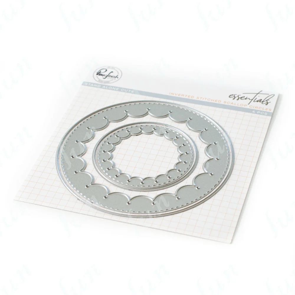 Inverted Stitched Scallop Circle Metal Cutting Dies for Handmade Diy Scrapbook Paper Crafts Cut Stencils Maker Photo Album Decor
Inverted Stitched Scallop Circle Metal Cutting Dies for Handmade Diy Scrapbook Paper Crafts Cut Stencils Maker Photo Album Decor