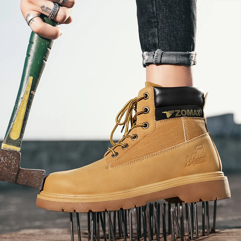 Safety Shoes Men With Steel Toe Cap Anti-smash Men Puncture-Proof Work Shoes Lightweight Boots Indestructible Motorcycle Boots
Safety Shoes Men With Steel Toe Cap Anti-smash Men Puncture-Proof Work Shoes Lightweight Boots Indestructible Motorcycle Boots