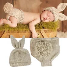 2Pcs/Set Newborn Crochet Knit Cartoon Beige Rabbit Outfits Baby Accessories Photo Costume Clothes Photography Prop
2Pcs/Set Newborn Crochet Knit Cartoon Beige Rabbit Outfits Baby Accessories Photo Costume Clothes Photography Prop