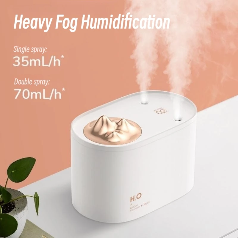 1000ML Large Capacity Dual Nozzles Air Humidifier USB Charging 3600mAh Battery Portable Wireless Ultrasonic Water Aroma Diffuser
1000ML Large Capacity Dual Nozzles Air Humidifier USB Charging 3600mAh Battery Portable Wireless Ultrasonic Water Aroma Diffuser