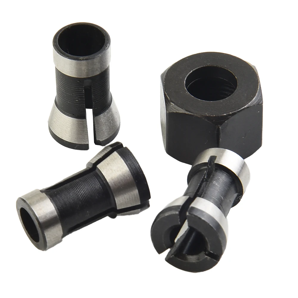 Electric Router Woodworking Cutter 4pcs 6/6.35/8mm Collet Carbon Steel M15 Screw Nut Milling Cutter Power Tool
Electric Router Woodworking Cutter 4pcs 6/6.35/8mm Collet Carbon Steel M15 Screw Nut Milling Cutter Power Tool