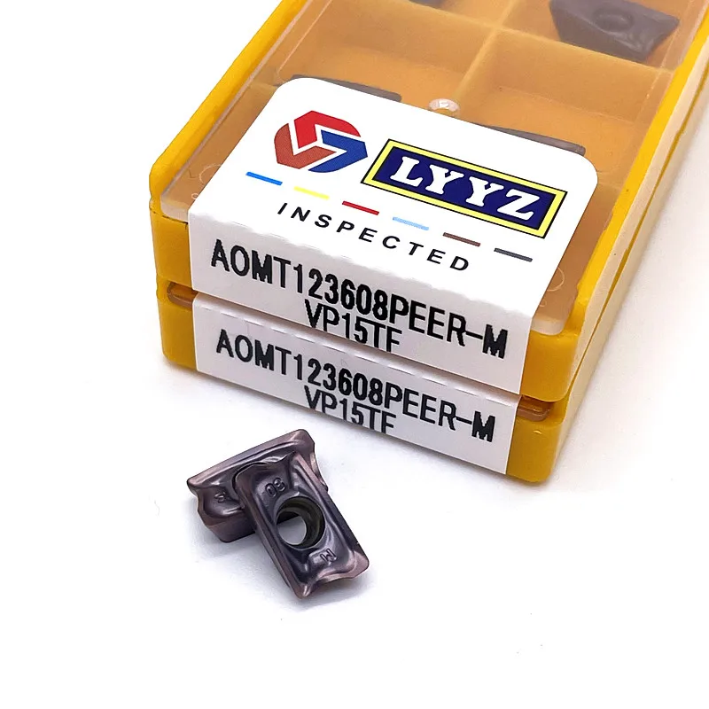 Carbide insert AOMT123608 PEER M VP15TF High Quality AOMT 123608 CNC Machine Parts Milling Cutter Lathe Cutter
Carbide insert AOMT123608 PEER M VP15TF High Quality AOMT 123608 CNC Machine Parts Milling Cutter Lathe Cutter